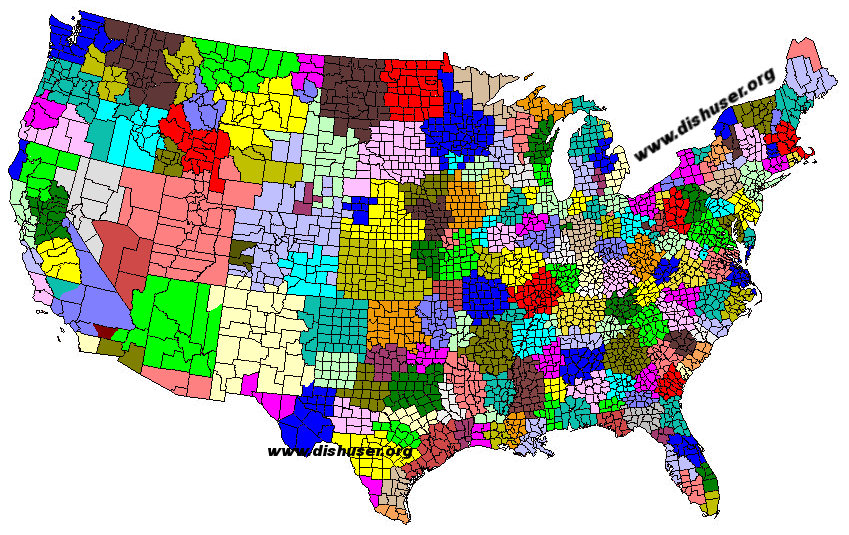 Georgia Dma Map TV Market Maps TVMarkets Contiguous US 